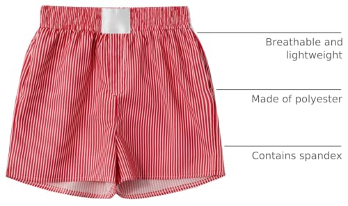 Image of Y2k Women Gingham Boxer Shorts Low Rise Micro Pajamas PJ Sleep Short Pants Plaid Sleepwear Sleeping Lounge Bottoms