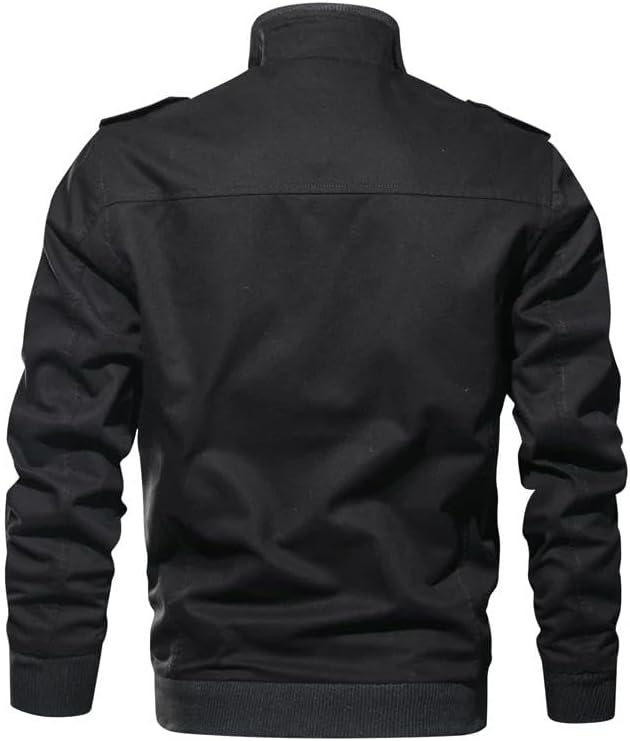 Xingfenly Military Autumn Winter Jacket Men Army Cotton Jackets Washed Outerwear Pilot Air Force Plus Size