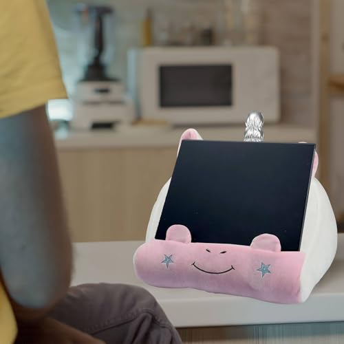 Soporte de peluche para libros infantiles y tabletas con forma de unicornio 4