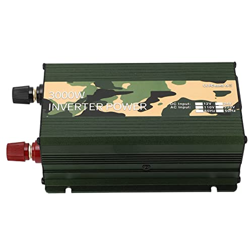 ZJchao Trasformatore di Onde Sinusoidali, Trasformatore di Potenza Auto Inverter Auto 3000w Inverter Sinusoidale per Ampia Applicazione (220V)