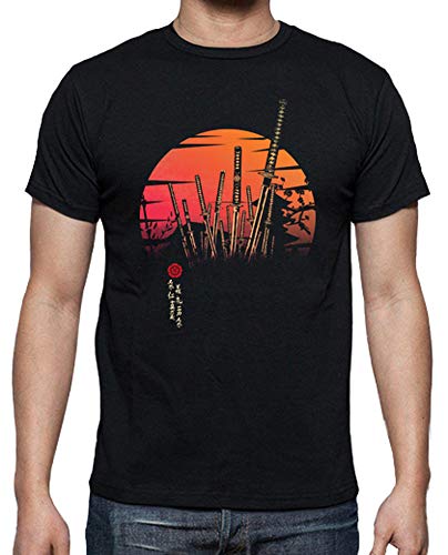 tostadora Tee Shirt Bataille samouraï - Tee Shirt Homme, qualité supérieure Noir Taille 3XL