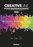  Foto-Bastelkalender schwarz 2021 - Kreativ-Kalender - DIY-Kalender - Kalender-zum-basteln - 21x29,7 - datiert