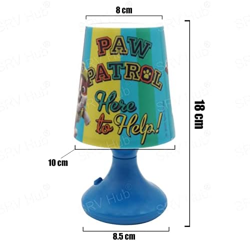 HOVUK® Paw Patrol Lamp for Kids, Paw Patrol Character Desk Lamp for Kids Bedroom Decor, Children's Bedside Lamp Novelty Size-18cm