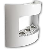 Chimenea de pared y de suelo: Riviera Blanco