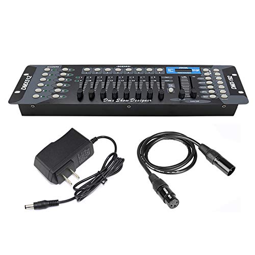 Dmx Controller, Dmx Console,192CH Dmx512 Console, With 2m/6.6 ft DMX Signal Cable, Controller Panel Use For Editing Program Of Stage Lighting Runing