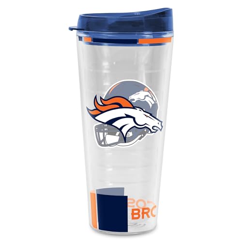 Image of Rico Industries NFL Football Double Wall Classic 16oz Or 20oz Tritan Tumbler W Lid