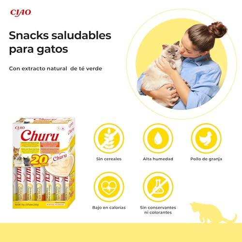 Miniatura 2 de Churu Cat Variedades De Pollo Con Ternera 20x 14gr