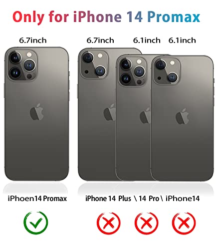 Diverbox For Iphone 14 Pro Max Case [Shockproof] [Dropproof] [With Tempered Glass Screen Protector + Camera Lens Protector],Heavy Duty Protection Phone Case For Apple Iphone 14 Pro Max (Black) #TOP7