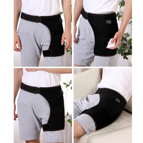 Siimmm Usb Heat Leg Massager For Circulation Hip Leg Thigh Wraps Home Use Massage Machine Muscles Relaxation Reduce Pain Relief (Massage And Heating-12V) #TOP2