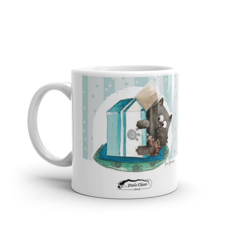 Paolo Chiari 22162 Cat Mug - Miao Line Ceramic