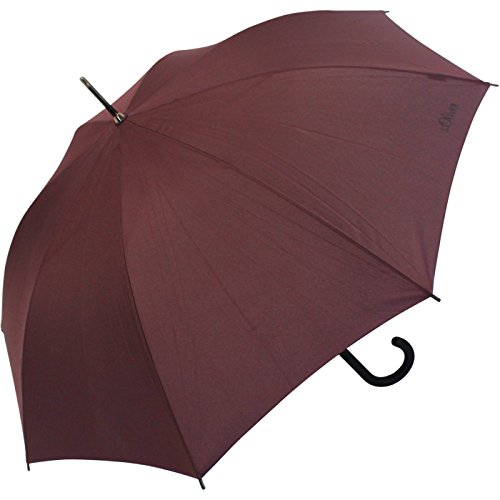 Preisvergleich Produktbild s.Oliver Regenschirm Damen Stockschirm City (Chocolate)