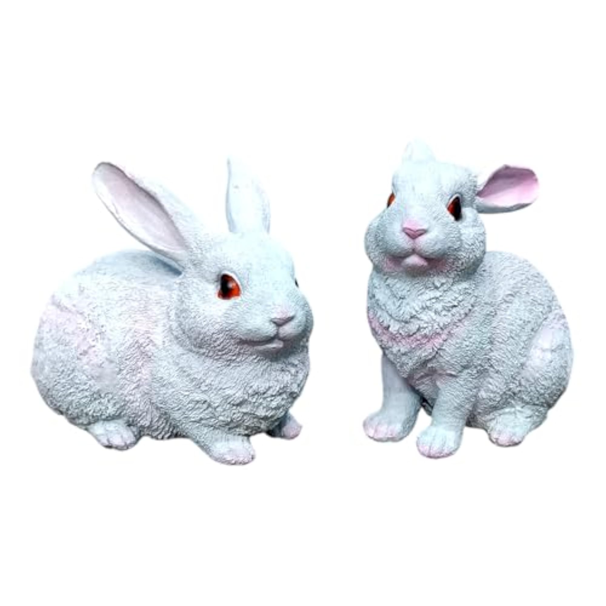 Rabbit Couple Statue Decorative Showpiece