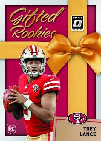 Miniatura 5 de Paquete de violonchelo grande Panini Donruss Optic Football 2021 (¡Paralelos de velocidad verde!) – 12 tarjetas coleccionables por paquete