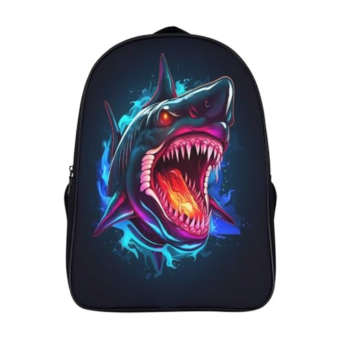 Mochila para niña Shark impermeable y cómoda para los días de lluvia en el colegio