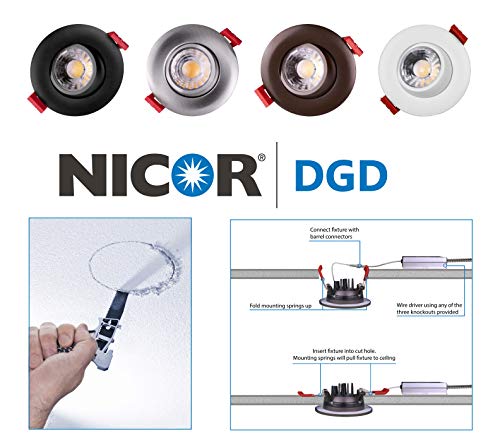 Nicor Lighting Dgd211202Krdob Led Downlights, Oil-Rubbed Bronze #TOP7