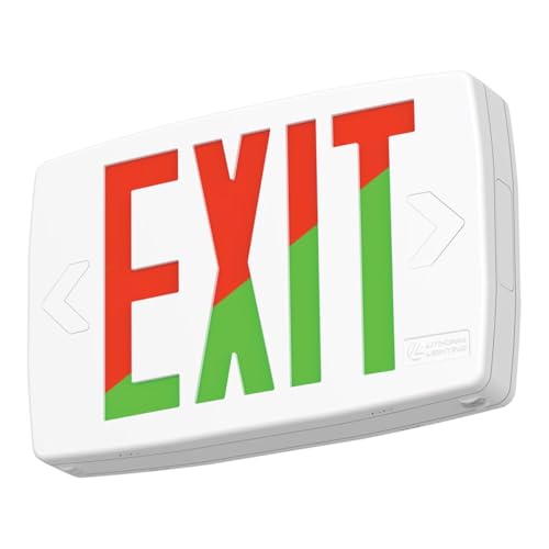 Lithonia Lighting LQM LED exit sign red letters