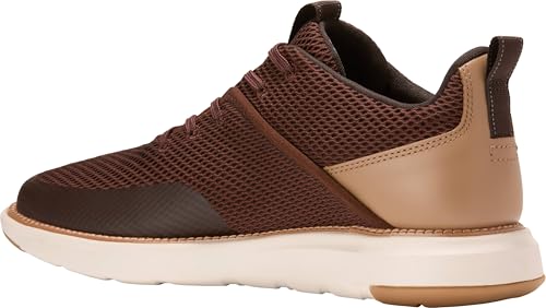Cole Haan Men's Grand Atlantic Sneakers, Brick/Dark Chocolate/Farro/Ivory, 8.5-M US