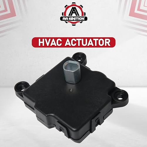 Image of HVAC Air Blend Door Actuator Heater Replacement by AA Ignition - Compatible with Dodge Ram Vehicles - 1999, 2000, 2001, 2002 Ram 1500, 2500, 3500 - Replaces 604-018, 5012924AA, 5104879AA
