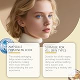 QPJUVC Deep Collagen serum przeciwzmarszczkowe z peptydem jedwabnym – intensywne liftingowanie, ujędrnianie i ujędrnianie twarzy, koreańska ampułka przeciw starzeniu się skóry dla kobiet, 50 ml