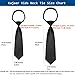 Kajeer Ties for Kids Boys Necktie Adjustable - Woven Little Boys Pre-tied for Kids Formal Wedding Graduation School Uniforms (Navy blue, M (age 5 years - 12)
