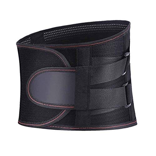 ZFF Cinturón De Soporte Lumbar Soporte De Espalda Baja Respirable, Doble Compresión...