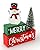 Christmas Decor Indoor, Wooden Christmas Signs with LED Lighted Christmas Tree & Snowman for Coffee Table, Tiered Tray, Shelf and Mantel - Christmas Decorations for Home/Holiday Decor