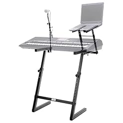 Classic Cantabile KWS-100 Support de Clavier avec Trépied de Micro et Support de Laptop – Image 3
