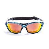 Formato : gafas de sol Ocean Sunglasses Lake Garda - Gafas de Sol polarizadas - Montura : Verde Transparente - Lentes : Amarillo Espejo (13001.5)