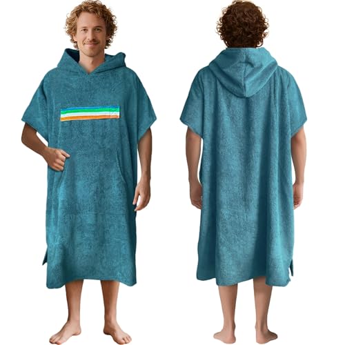 VOOVA & MOVAS Hooded Towel Poncho for Adults |...