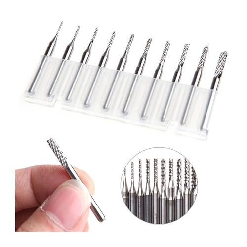 Juego de 10 Brocas para Talla y Grabado 0.8-3.175 mm miniatura 4