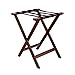 DangLeKJ Porte-Bagages Pliant d'hôtel - Cadre de Support de Sac de Voyage de Support de Valise Professionnel en Bois, Cintre d'étagère de Stockage d'atterrissage de pièce, L18.1 * W18.1 * H23.6in