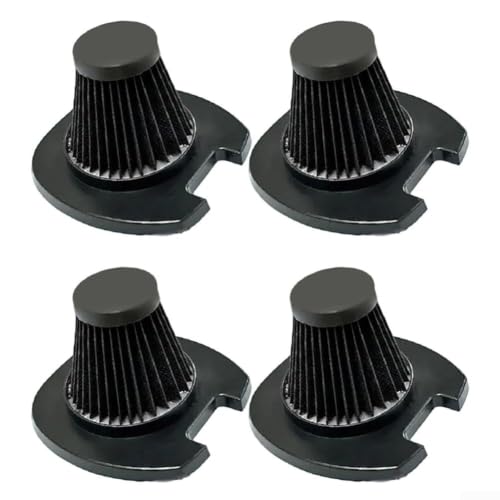 Lot de 4 filtres de rechange pour aspirateur vertical filaire BLACK+DECKERRC EV1416 3 en 1, filtres en polyester lavables pour une utilisation à long terme (4 filtres)