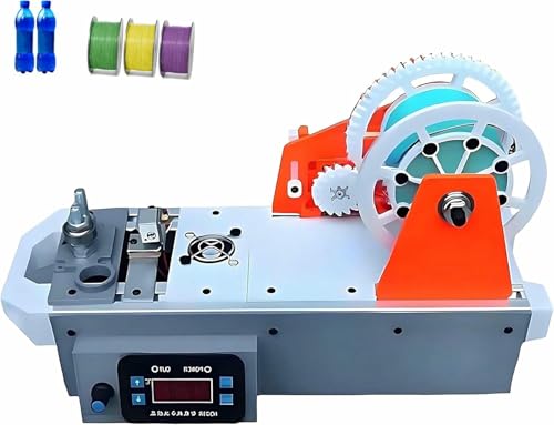 Machine de filament d'impression 3D et recyclage de bouteilles orange-gris - 2