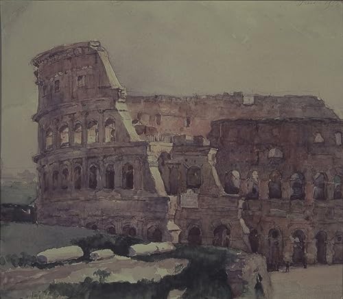Art tableau le Colisée Vasilij Ivanovic Surikov affiche toile 60x90cm