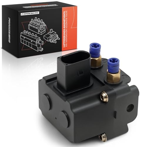 Frankberg Unidad de válvula de suspensión neumática bloque de válvula compatible con X5 2007-2013 X6 2008-2014 Air Suspension Solenoid Valve Replace# 37206789938