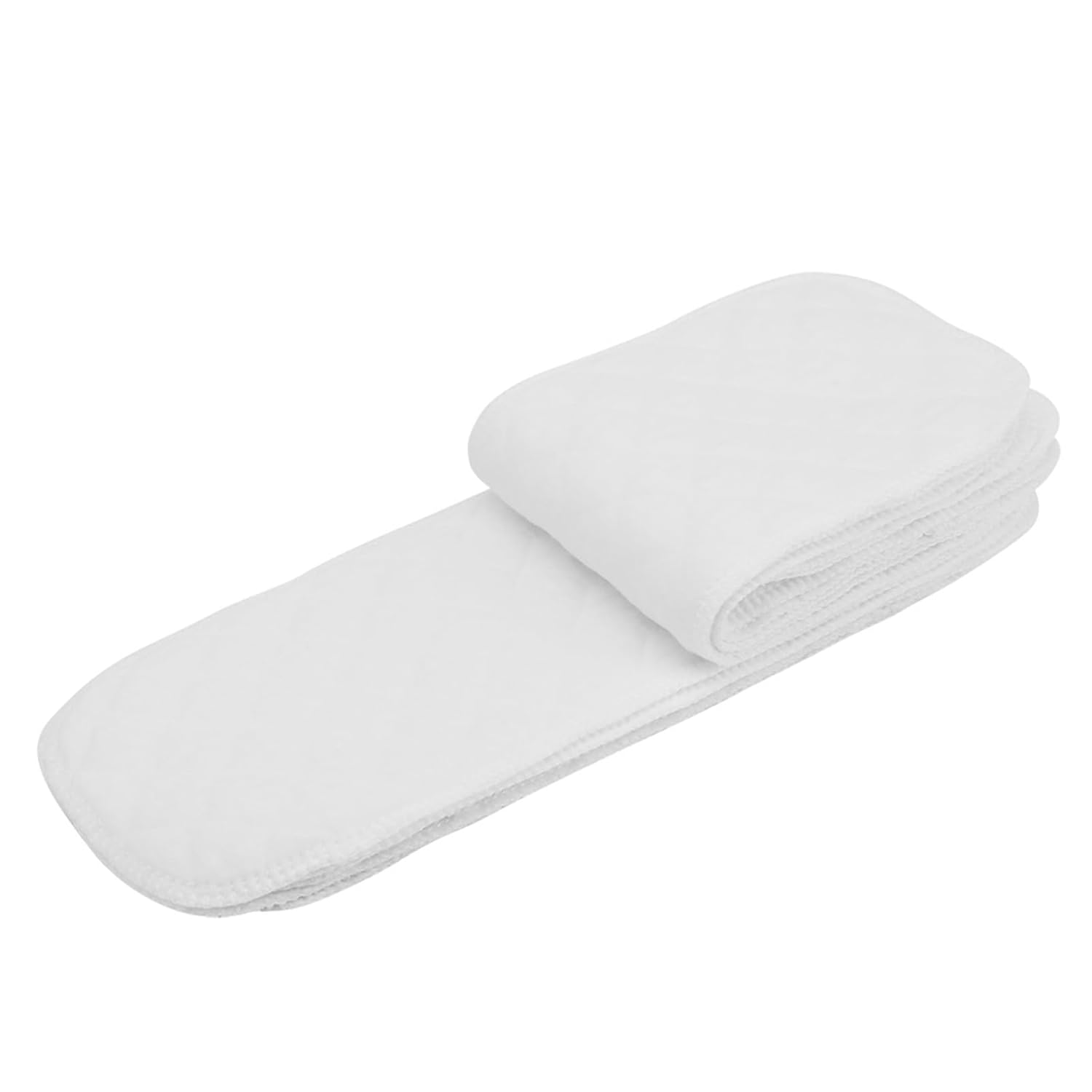 10PCS Baby Cloth Diapers, Soft Breathable Thick Washable Absorbent Cotton Nappy Liners Insert for Babies and Toddlers (Six Layers (32 * 12cm))