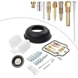 YJGZSVK Carburetor Rebuild Repair Kit For Honda NX650 1988-1994 XR650L 1993-2018 Replaces 16010-MK4-601 16013-MA6-003 16155-MN9-004 Float Air Cut-off Valve Diaphragm