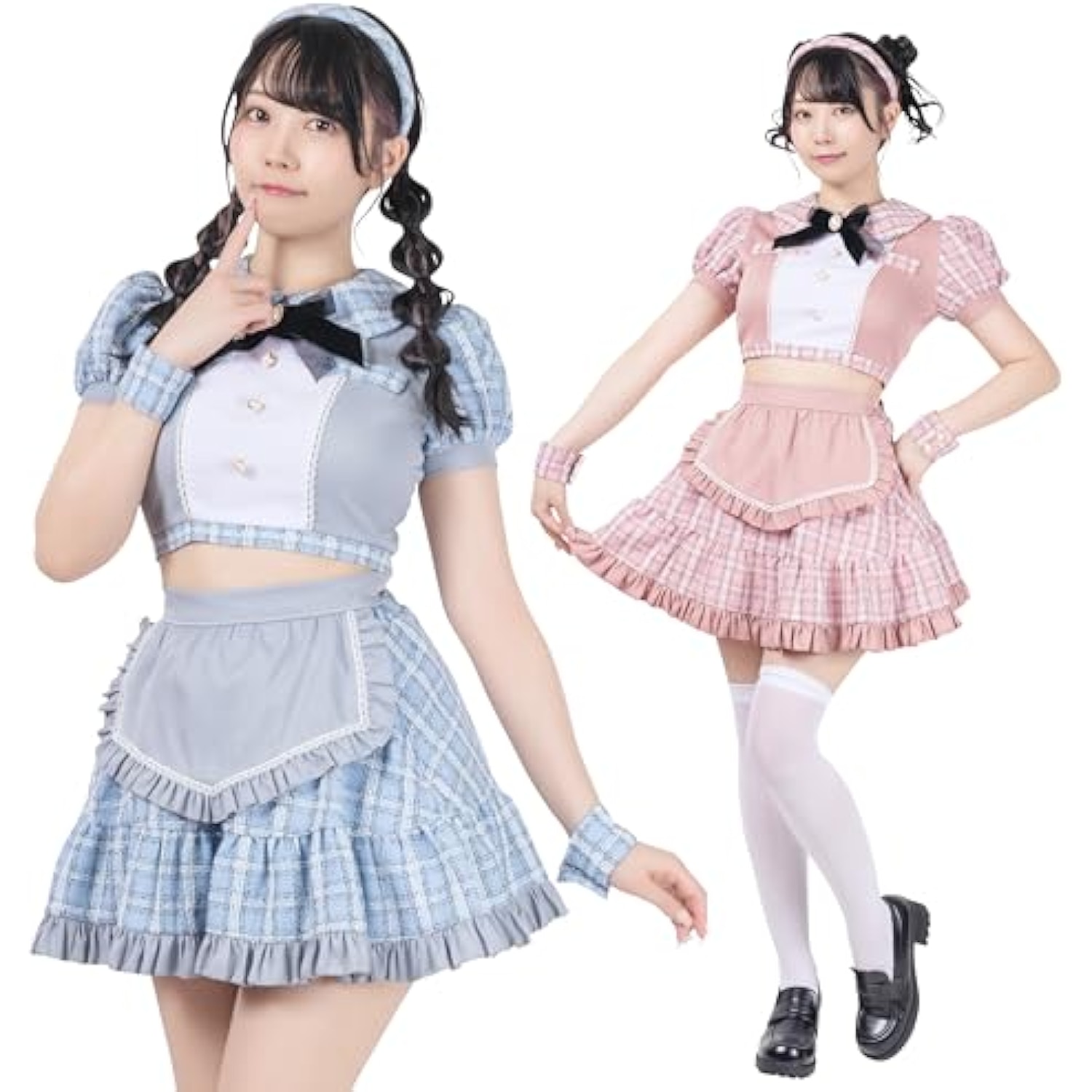 クリアストーン(Clearstone) リリカルパレット コスプレ ハロウィン アイドルツイードメイド レディース ブルー 詳細画像1