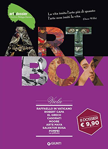 Dossier D'Art. Box Viola: Raffaello In Vaticano-Robert Capa-El Greco-Casorati-Moore-Arte Maya-Salvator Rosa-Pompei. La Pittura. Ediz. Illustrata