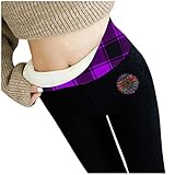 Fleece Leggings for Women Skin Color, Sherpa Fleece Lined Leggings for Women Winter Warm Pants High...