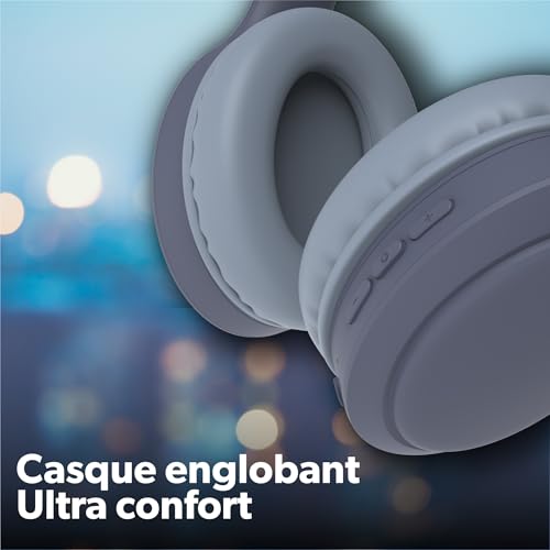 T'nb Tonality, Cuffie Senza Fili Pieghevoli, Con Riduzione Del Rumore Passivo, Con Connessione Bluetooth, Audio Stereo Con Microfono Incorporato, Autonomia Fino A 30 Ore – Blu - 5