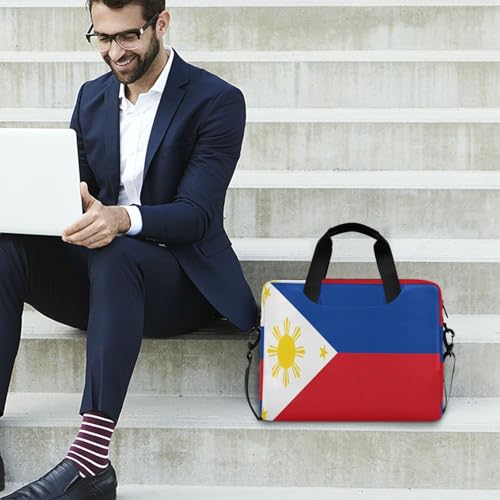 Funda portátil para laptop 15.6 pulg con asa y correa miniatura 3