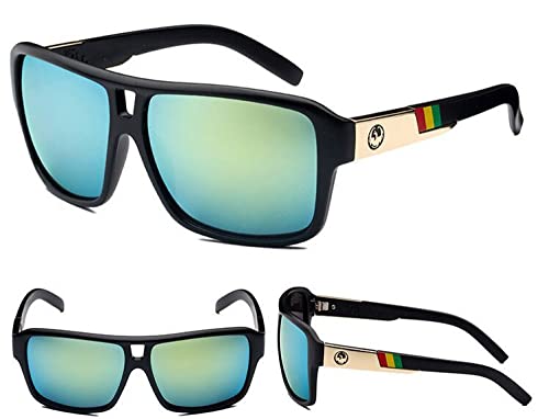Lunettes de soleil rétro motif dragon avec monture carrée chic