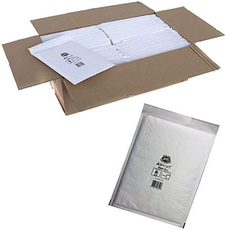 Jiffy 04891 Size 3 Airkraft Envelope - White (Pack of 10)