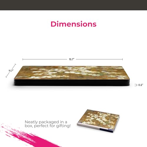 Pimpernel Dogwood in Spring S/4 Placemats