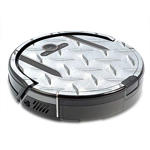 Image of MightySkins Skin Compatible with Shark Ion Robot R85 Vacuum Minimum Coverage - Diamond Plate | Protective, Durable, and Unique Vinyl wrap Cover | Easy to Apply, Remove | Made in The USA