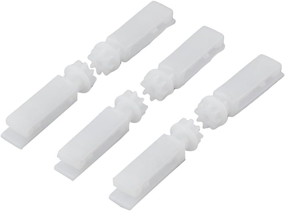20 Pcs White Vertical Window Blind Stem, Practical and Multifunctional POM Material Replacement Stems Easy to Replace Pulley Turning Rod Venetian Curtain Accessories for Window