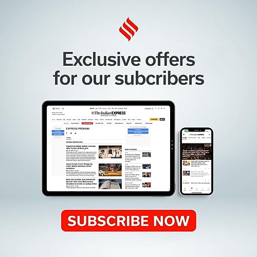 Image of Indian Express Subscription with access to daily premium stories | Ad-lite | Exclusive Newsletters | Email delivery of Subscription within 24 Hours