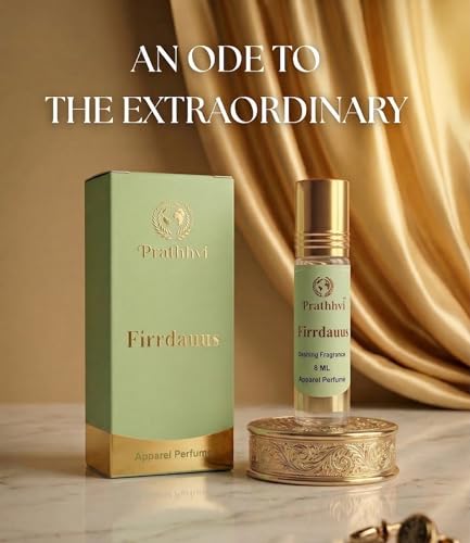 Image of Jannatul Firrdauus Attar Roll-On Perfume Oil 8 ml | Alcohol Free | Long Lasting Rich Fragrance | Men & Women | Pocket Size Travel Friendly Roll On | Daily Wear
