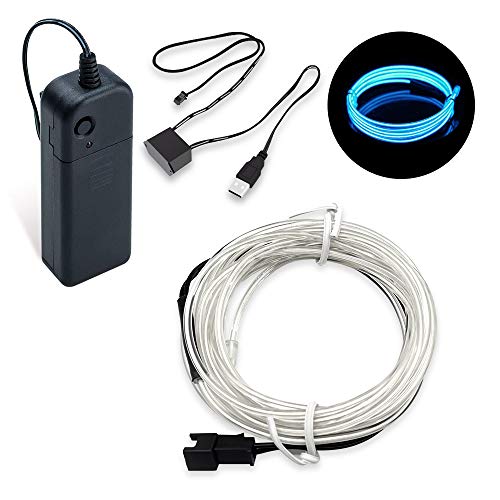 SZMAITOU 10ft EL Wire kit Car Interior Neon Light LED Costume Lights